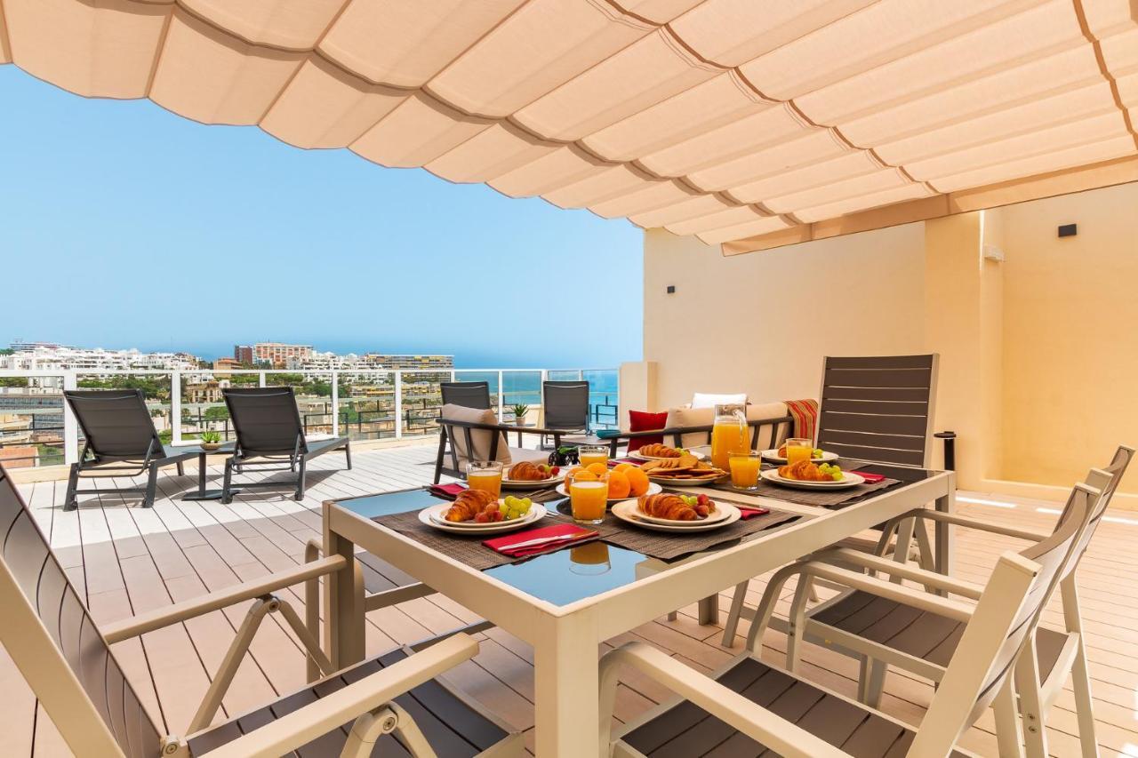 Crystalline View'S Of Carihuela - 3 Bedrooms Penthouse 托雷莫利诺斯 外观 照片