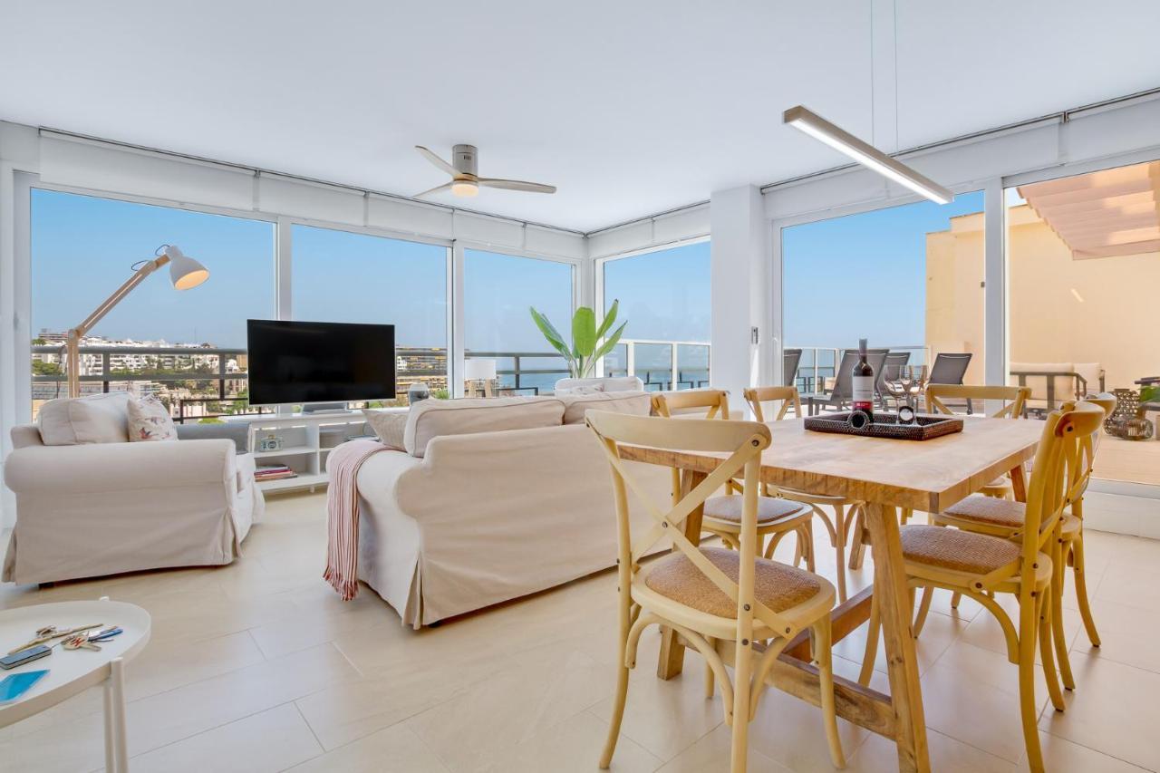 Crystalline View'S Of Carihuela - 3 Bedrooms Penthouse 托雷莫利诺斯 外观 照片