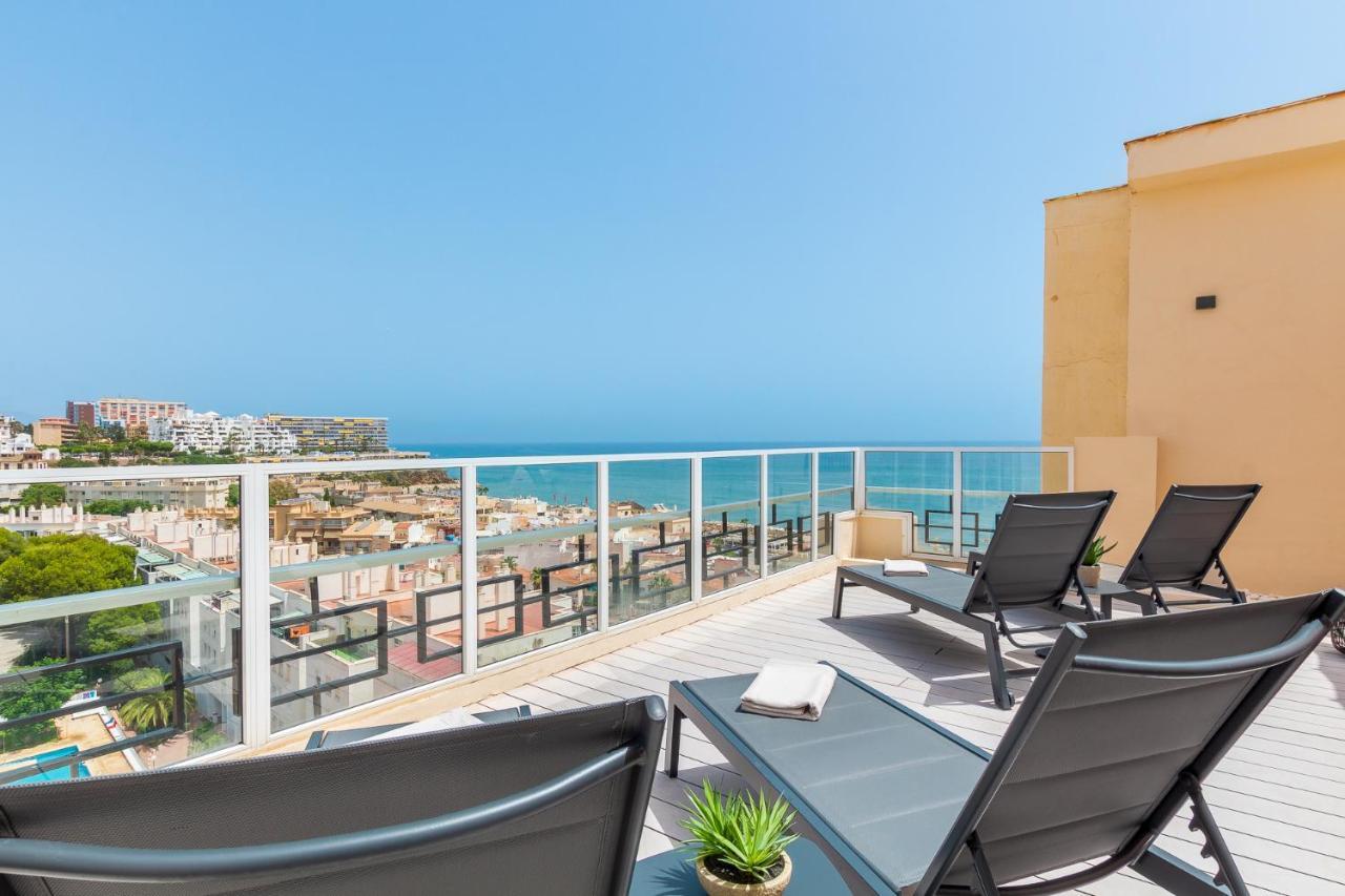 Crystalline View'S Of Carihuela - 3 Bedrooms Penthouse 托雷莫利诺斯 外观 照片